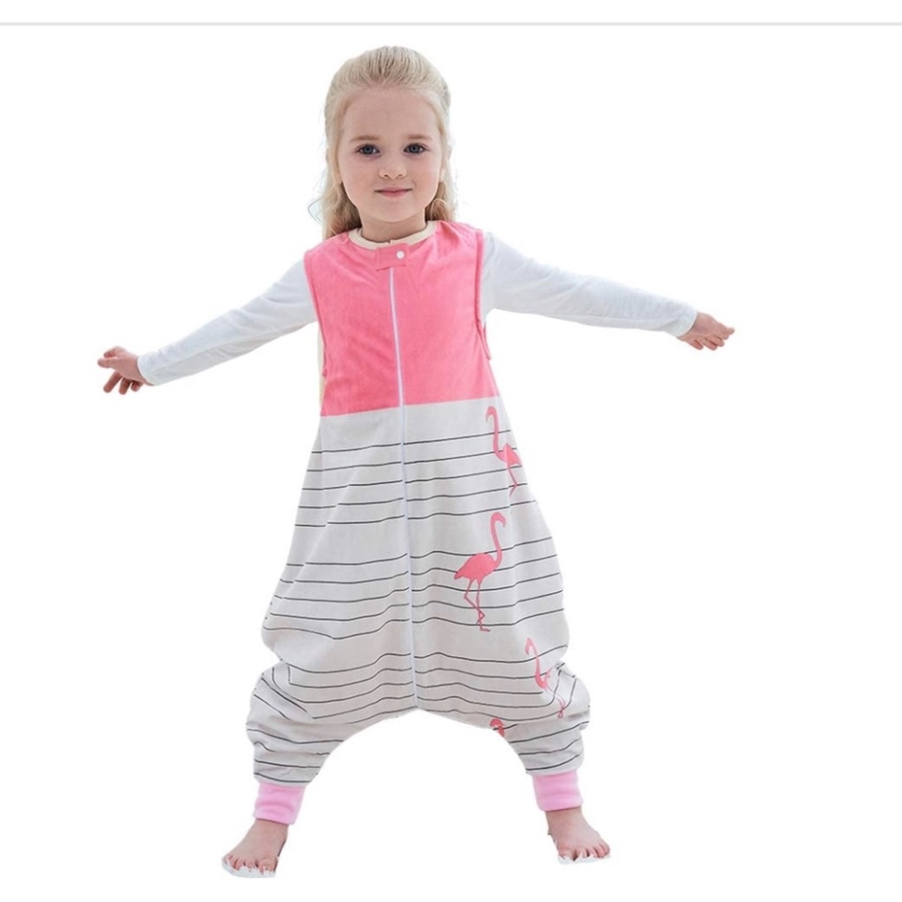 New MICHLEY Toddler Sleep Sack FLAMINGO Sleeveless Size Small 1-3T